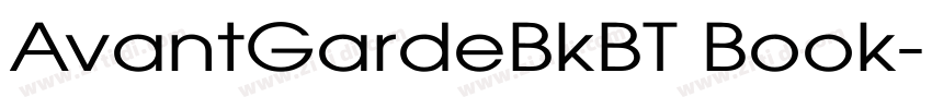 AvantGardeBkBT Book字体转换